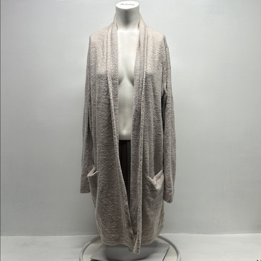 Barefoot Dreams CozyChic Lite Circle Open Front Cardigan Sweater Plus Size 1X